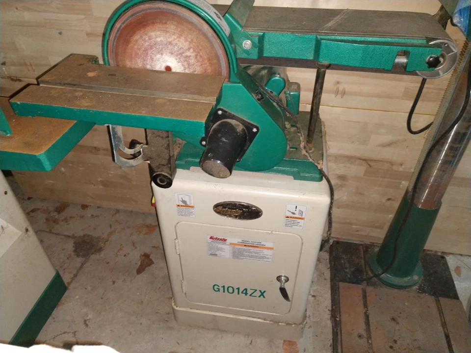 Grizzly 型号 G1014ZX 皮带和圆盘砂光机 — 第 1/1 张图片