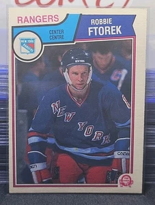 83-84 O-Pee-Chee Robbie Ftorek 🚨🚨🚨 New York Rangers  - Picture 1 of 2