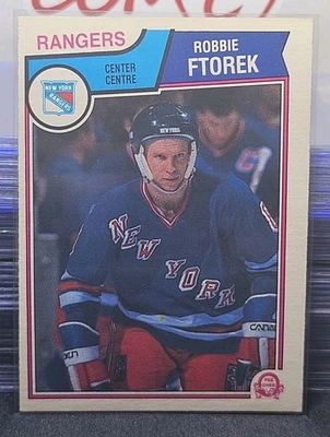 83-84 O-Pee-Chee Robbie Ftorek 🚨🚨🚨 New York Rangers  - Image 1 of 2