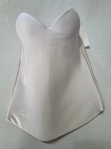 David’s Bridal NEW Seamless Longline Bridal Bra 34B White Strapless 7643 Pushup- - Picture 1 of 13