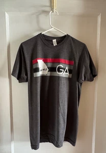 T-shirt unisex grigio scuro Home State Georgia -taglia media- buone condizioni - Foto 1 di 8