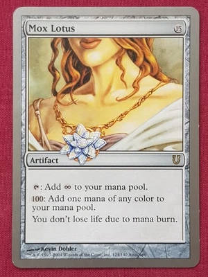 Magic The Gathering UNHINGED MOX LOTUS artifact card MTG - Image 1 of 2