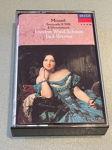 Mozart - Serenade K388 - 4 Divertimenti - Cassette Tape - London Wind Soloists - Picture 1 of 5
