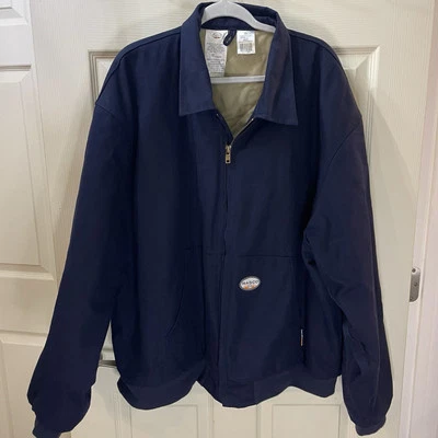 Rasco FR Jacket Flame Resistant Size 4X FR3504NV No Hood/Neck 20 Arm 36/Navy - Image 1 of 4
