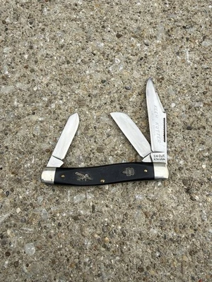 Schrade Walden SW CUT Keen Kutter K74 Spirit of St Louis Stockman Pocket Knife - Image 1 of 4