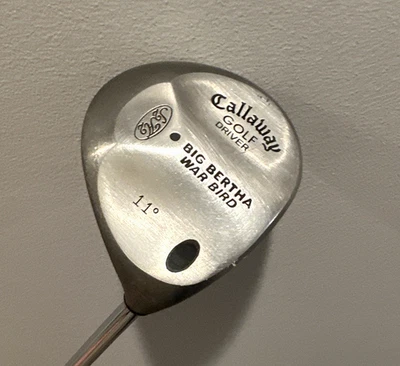 Callaway Big Bertha Warbird 11 Degree Driver Memphis 10 Steel Shaft RH 44" - Image 1 of 4