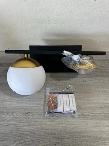 George Kovacs P1352-618 Alluria 2-Light Bathroom Vanity Light in Weathered Black - Picture 1 of 5