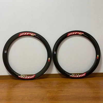 Juego de 2 llantas tubulares de carbono ZIPP 700C ruedas 20H 24H usadas Foto 1 de 4