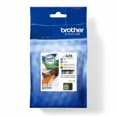 Remplacements Brother LC426 LC-426VAL lot de 4 pièces. Noir cyan jaune magenta - Photo 1/4