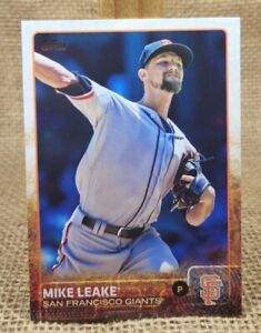 2015 Topps Update Series Mike Leake Baseball Card US271 Giants A3