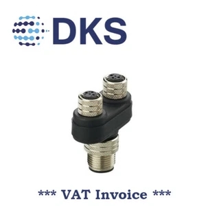 Ifm E10802 Y Splitter 2xM8 3P Buchse auf M12 4P Stecker Y Stecker 001602 - Bild 1 von 10