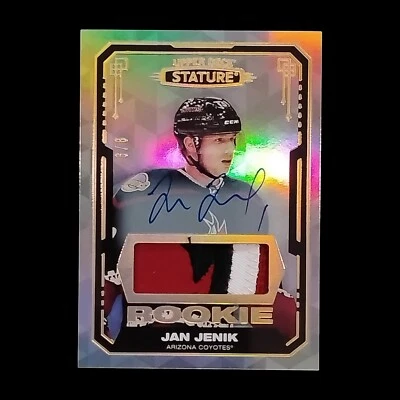 2021-22 Stature Hockey Rookie Patch Auto /8 Jan Jenik - Image 1 of 2