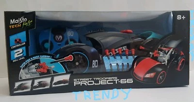 Maisto R/C Street Troopers Project-66 Radio Control Police Car - Black/Blue - Image 1 of 4