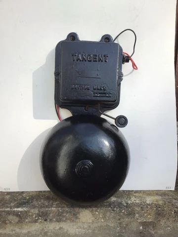 LARGE VINTAGE INDUSTRIAL TANGENT ELECTRIC  ALARM ,FACTORY ,SCHOOL,RAILWAY Cover