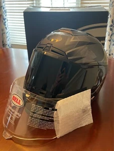 Bell SRT Street Helmet - Predator Blackout Matte/Gloss Black - Small - Picture 1 of 9