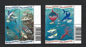 Animales marinos peces Nueva Zelanda 1711 - 18 - bloques de 4 ** (mnh) - Imagen 1 de 1