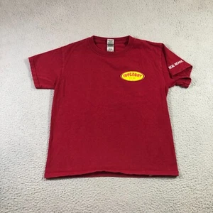 inflight seal beach california T Shirt youth S red logo skate surf beach - Picture 1 of 12