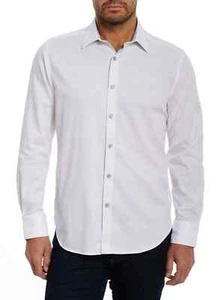 Robert Graham Men's Highland Sport Shirt Long Sleeve Classic Fit White - Picture 1 of 6