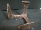 1860s Old Vintage Ancient SIron Heavy Hand Crafted Mold Shoe Slipper Repair Tool
