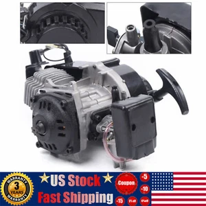 Pull Start 49cc 2 Stroke Engine Motor Kit Fit Scooter Pocket Dirt Bike Quad ATV - Picture 1 of 14
