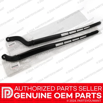 GENUINE Toyota 08-18 Tundra Sequoia Front Left + Right Windshield Wiper Arm SET - Image 1 of 4