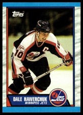 1989-90 Topps #122 Dale Hawerchuk Winnipeg Jets