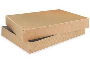 2-Piece Kraft Apparel Gift Boxes - 11 1⁄2 x 8 1⁄2 x 1 5⁄8" -30 Pack - Picture 1 of 4