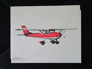 Cuadro de enseñanza vintage - avión pequeño - decoración de bebé - decoración de pared - Imagen 1 de 2