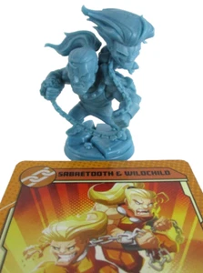 MARVEL UNITED: X-Men L'età dell'apocalisse SABRETOOTH & WILDCHILD Mini e carte!! - Foto 1 di 3