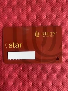 Unity By Hard Rock Hotel & Casino Star Players Card Female Name - Picture 1 of 2