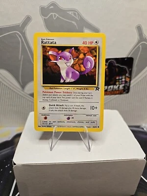 Rattata - 66/82 - Common - Team Rocket - Unlimited - Pokemon - NM - Image 1 of 2