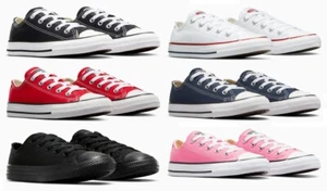 Converse Kids Chuck Taylor All Star Classic Low Top Sneaker Shoes - Picture 1 of 43