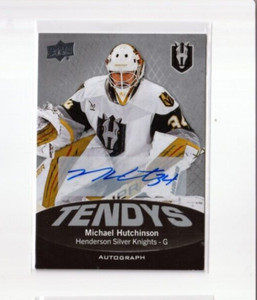 MICHAEL HUTCHINSON '22/23 2022/23 Upper Deck AHL TENDYS AUTOGRAPH card 1:885