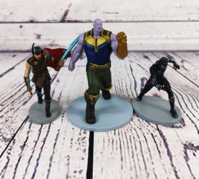 Disney Marvel Avengers Infinity War Thanos ,Thor And Black Panther PVC Figure's - Image 1 of 4