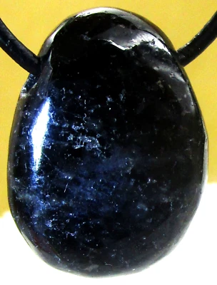 NUUMIT    Trommelstein     gebohrt    EDELSTEIN    ANHÄNGER     Nr.18 - Bild 1 von 2