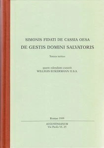 De gestis Domini Salvatoris. Tomus tertius - Simone Fidati - testo latino - Picture 1 of 1