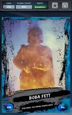 Star Wars Card Trader DIGITAL Gallery Blue BOBA FETT Empire Strikes Back