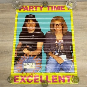 Wayne's World Party Time! SNL Live Poster 20.5x28" 1991 Wayne Garth P32 - Picture 1 of 10