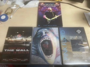 Lot of 4 Pink Floyd David Gilmour Roger Waters DVD Movies Wall Dark Side DS30 - Picture 1 of 10