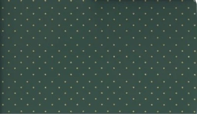 Hallmark Wrapping Paper Christmas Gold Glitter Dots On Green 35 sq ft Roll - Image 1 of 4