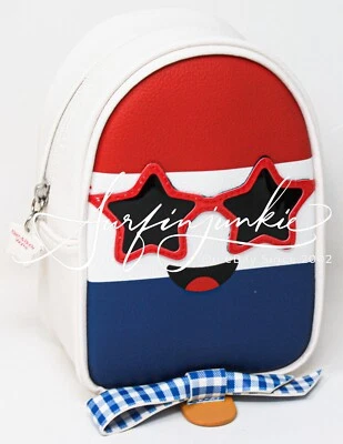 Bath & Body Works Patriotic 4th of July Bag Purse Travel Tote Backpack Strap New - Image 1 of 2