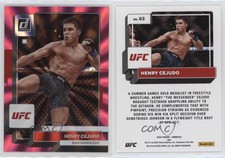 2023 Donruss UFC Holo Pink Laser Henry Cejudo #63
