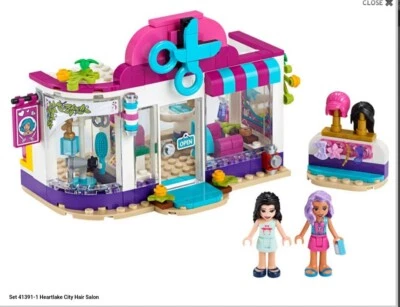 LEGO Friends 41391 Heartlake City Peluquería COMPLETO con Manual y Caja Foto 1 de 4
