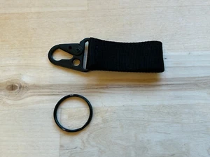 Fire Starter Keychain Carabiner Clip Hooks Riggers Belt - Picture 1 of 3