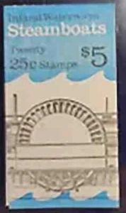 Scott #BK166 (2405-2409a) Steamboats Booklet of 20 Stamps- MNH - Picture 1 of 1