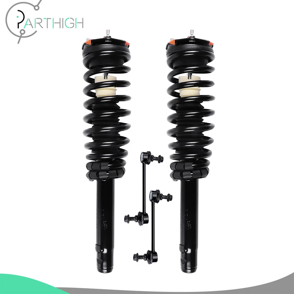 For 2010 2011 2012 Ford Fusion Front Complete Struts And Sway Bar End Links Kit - Image 1 of 4