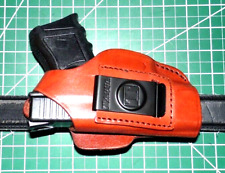 Tagua 4in1 LH Leather OWB IWB SOB Crossdraw Leather Holster Glock 26 27 33