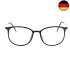 Retro Brille ohne st&#228;rke Student Slim-Brille Damen Herren Nerdbrille Linsen