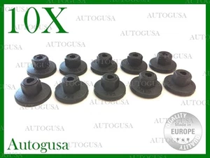 10X AUDI SEAT KUNSTSTOFFMUTTERN OHNE GEWINDE MOTORABDECKUNG UNTERLAGE SPRITZSCHUTZ CLIPS - Bild 1 von 5