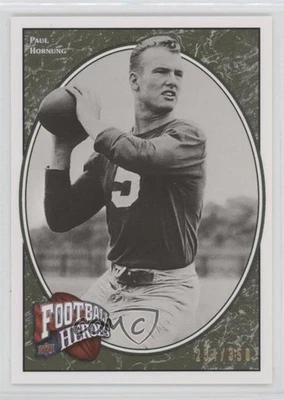 2008 Upper Deck Football Heroes Legendary Green /350 Paul Hornung #223 HOF - Image 1 of 2
